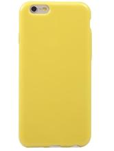 Чехол бампера силиконовый  Krutoff для iPhone 6/6S (Yellow)