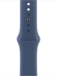 Apple Watch Series 10 46mm Silver Aluminum Case with Sport Band, Denim