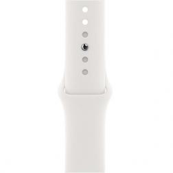 Apple Watch SE 40mm GPS Silver Aluminum Case with White Sport Band