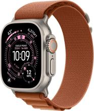 Apple Watch Ultra 3 (2025) 49mm Natural Titanium Case with Terra Cotta Alpine Loop